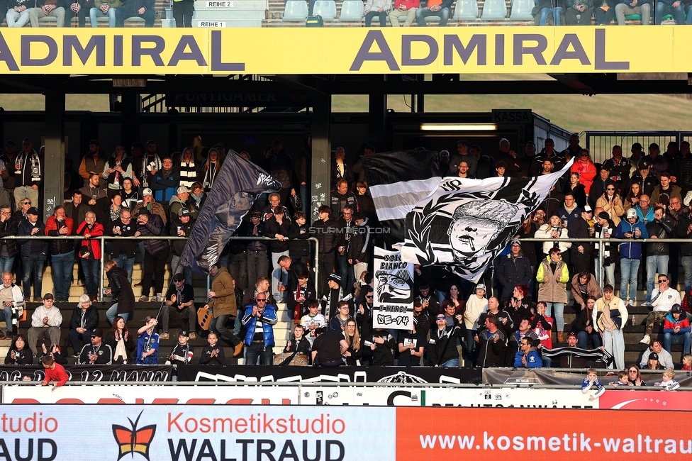 Wolfsberg - Sturm Graz
Oesterreichische Fussball Bundesliga, 21. Runde, Wolfsberger AC - SK Sturm Graz, Lavanttal Arena Wolfsberg, 01.03.2026. 

Foto zeigt Fans von Wolfsberg
