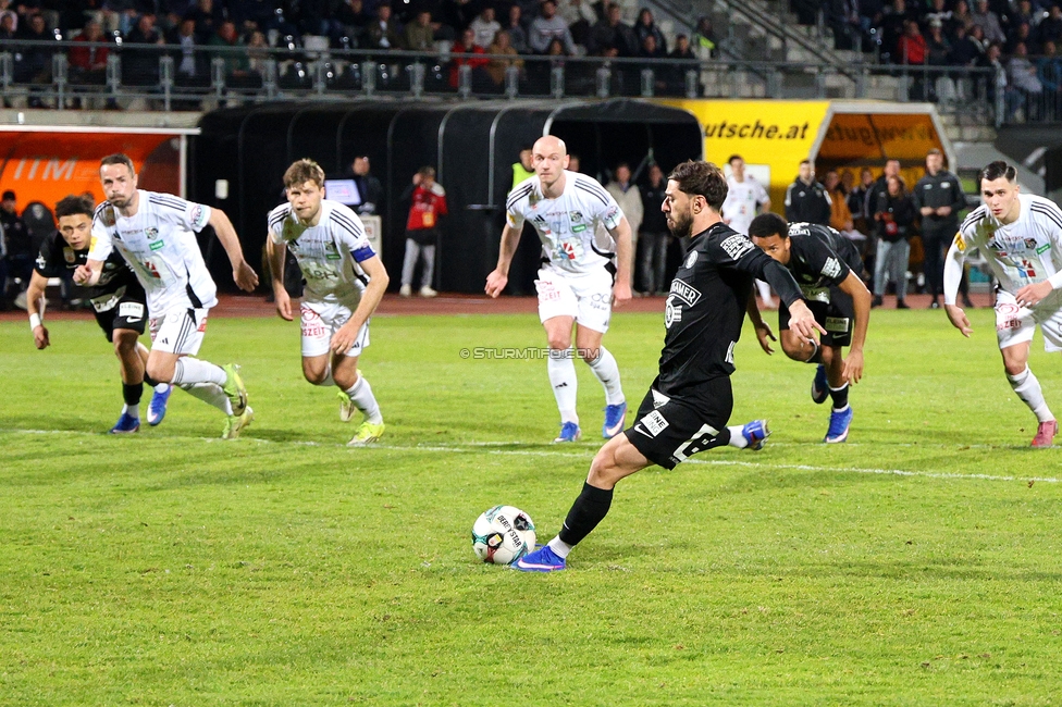Wolfsberg - Sturm Graz
Oesterreichische Fussball Bundesliga, 21. Runde, Wolfsberger AC - SK Sturm Graz, Lavanttal Arena Wolfsberg, 01.03.2026. Foto zeigt Otar Kiteishvili (Sturm)
