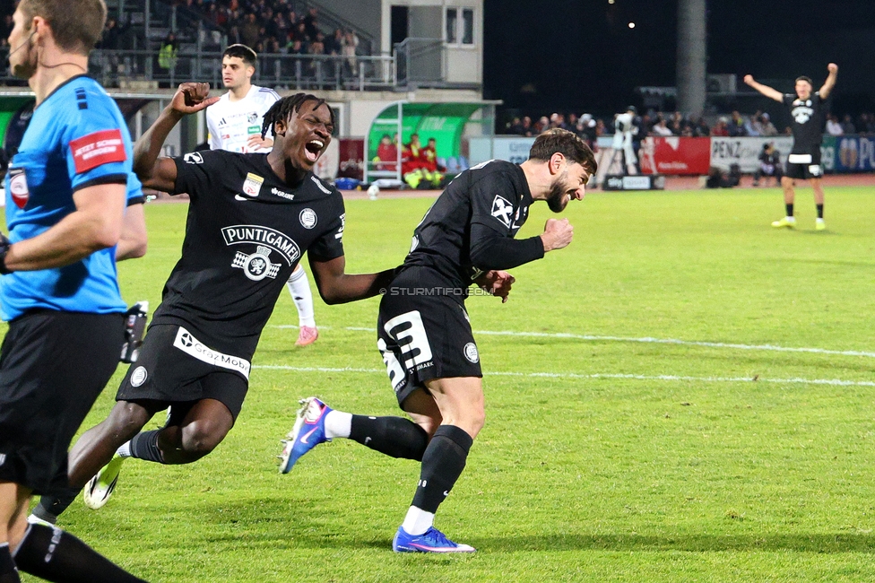 Wolfsberg - Sturm Graz
Oesterreichische Fussball Bundesliga, 21. Runde, Wolfsberger AC - SK Sturm Graz, Lavanttal Arena Wolfsberg, 01.03.2026. Foto zeigt Otar Kiteishvili (Sturm)
