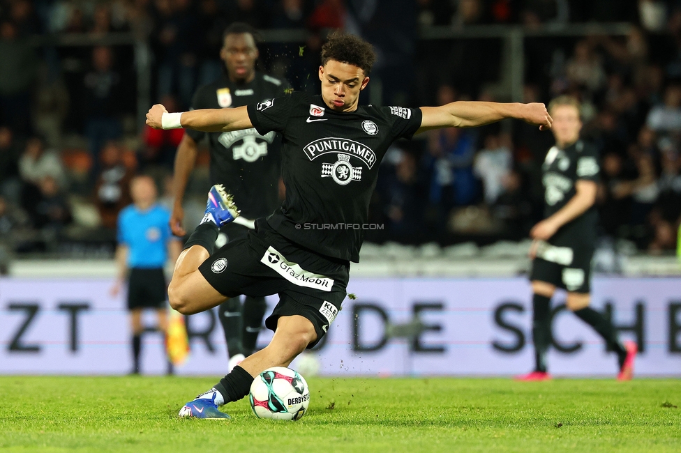 Wolfsberg - Sturm Graz
Oesterreichische Fussball Bundesliga, 21. Runde, Wolfsberger AC - SK Sturm Graz, Lavanttal Arena Wolfsberg, 01.03.2026. Foto zeigt Jacob Peter Hoedl (Sturm)
