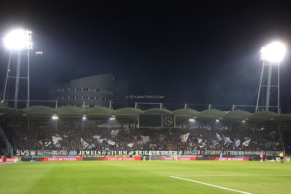 Sturm Graz - RB Salzburg
Oesterreichische Fussball Bundesliga, 24. Runde, SK Sturm Graz - FC RB Salzburg, Stadion Graz-Liebenau, 20.03.2026. Foto zeigt Fans von Sturm

