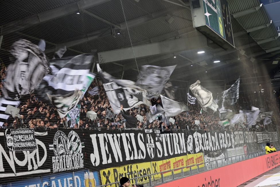 Sturm Graz - RB Salzburg
Oesterreichische Fussball Bundesliga, 24. Runde, SK Sturm Graz - FC RB Salzburg, Stadion Graz-Liebenau, 20.03.2026. Foto zeigt Fans von Sturm
Schlüsselwörter: jewels