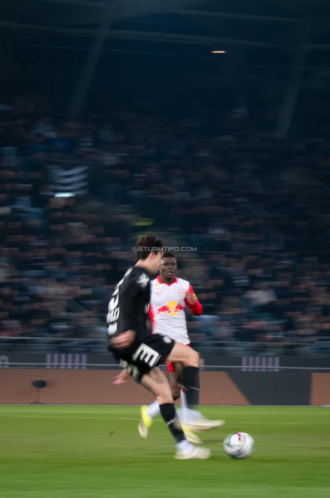 Sturm Graz - RB Salzburg
Oesterreichische Fussball Bundesliga, 24. Runde, SK Sturm Graz - FC RB Salzburg, Stadion Graz-Liebenau, 20.03.2026. Foto zeigt Albert Vallci (Sturm)
