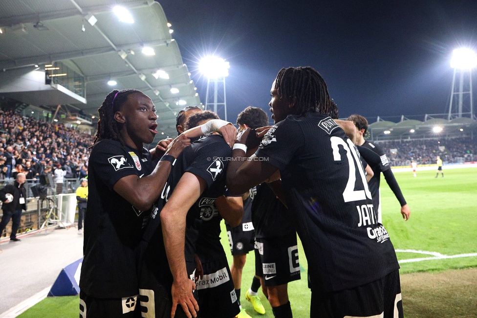 Sturm Graz - RB Salzburg
Oesterreichische Fussball Bundesliga, 24. Runde, SK Sturm Graz - FC RB Salzburg, Stadion Graz-Liebenau, 20.03.2026. 

Foto zeigt Jon Gorenc-Stankovic (Sturm)
Schlüsselwörter: torjubel