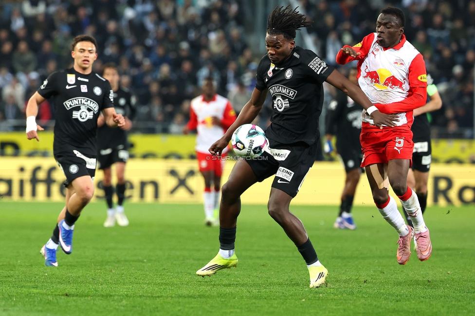 Sturm Graz - RB Salzburg
Oesterreichische Fussball Bundesliga, 24. Runde, SK Sturm Graz - FC RB Salzburg, Stadion Graz-Liebenau, 20.03.2026. 

Foto zeigt Seedy Jatta (Sturm)
