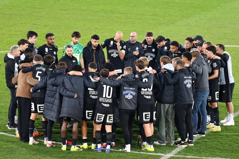 Sturm Graz - RB Salzburg
Oesterreichische Fussball Bundesliga, 24. Runde, SK Sturm Graz - FC RB Salzburg, Stadion Graz-Liebenau, 20.03.2026. Foto zeigt die Mannschaft von Sturm
