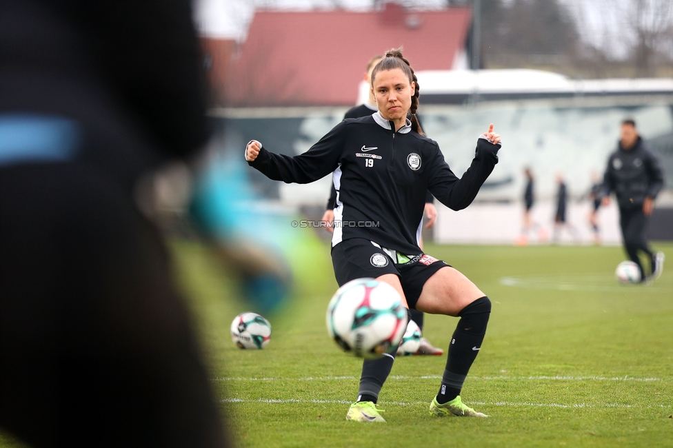Sturm Damen - BW Linz
OEFB Frauen Bundesliga, 17. Runde, SK Sturm Graz Damen - BW Linz, Trainingszentrum Messendorf, 21.03.2026. Foto zeigt Stefanie Grossgasteiger (Sturm Damen)
