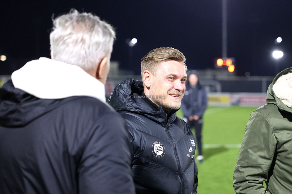 Sturm Damen - BW Linz
OEFB Frauen Bundesliga, 17. Runde, SK Sturm Graz Damen - BW Linz, Trainingszentrum Messendorf, 21.03.2026. Foto zeigt Michael Erlitz (Sportdirektor Sturm Damen)
