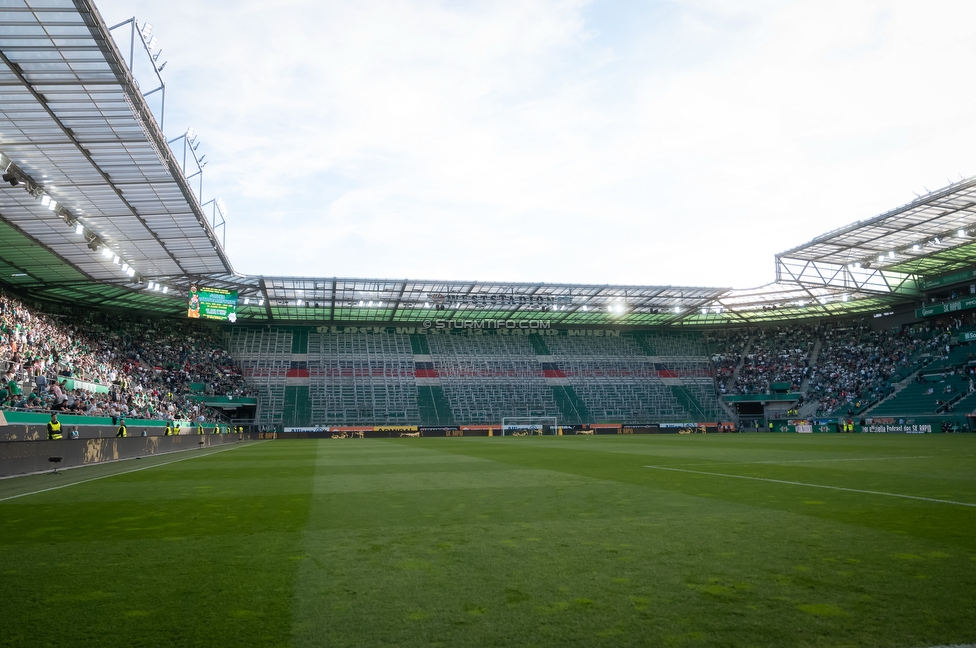 Rapid Wien - Sturm Graz
Oesterreichische Fussball Bundesliga, 25. Runde, SK Rapid Wien - SK Sturm Graz, Franz Horr Stadion Wien, 05.04.2026.Foto zeigt den leeren Block West
