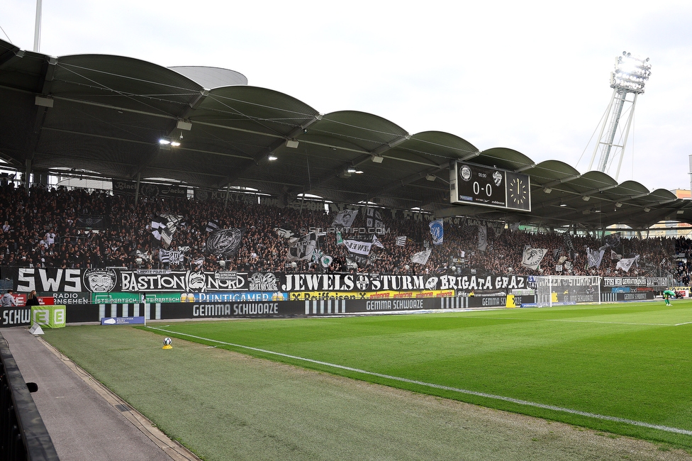 Sturm Graz - Hartberg
Oesterreichische Fussball Bundesliga, 26. Runde, SK Sturm Graz - TSV Hartberg, Stadion Graz-Liebenau, 12.04.2026. 

Foto zeigt Fans von Sturm
