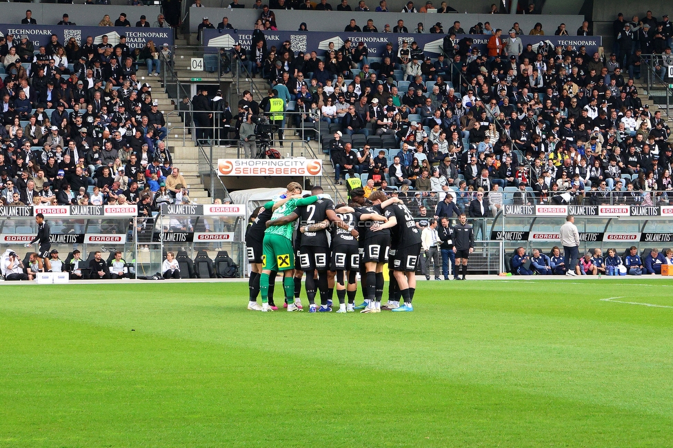 Sturm Graz - Hartberg
Oesterreichische Fussball Bundesliga, 26. Runde, SK Sturm Graz - TSV Hartberg, Stadion Graz-Liebenau, 12.04.2026. 

Foto zeigt die Mannschaft von Sturm
