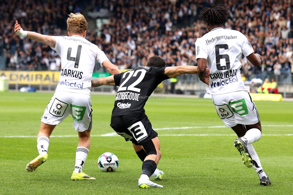Sturm Graz - Hartberg
Oesterreichische Fussball Bundesliga, 26. Runde, SK Sturm Graz - TSV Hartberg, Stadion Graz-Liebenau, 12.04.2026. 

Foto zeigt Jusuf Gazibegovic (Sturm)
