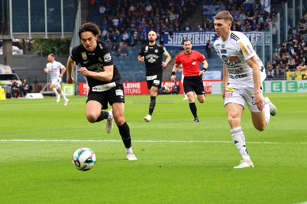 Sturm Graz - Hartberg
Oesterreichische Fussball Bundesliga, 26. Runde, SK Sturm Graz - TSV Hartberg, Stadion Graz-Liebenau, 12.04.2026. 

Foto zeigt Albert Vallci (Sturm)
