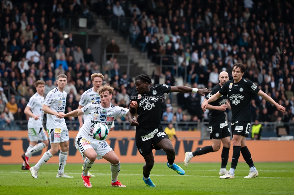 Sturm Graz - Hartberg
Oesterreichische Fussball Bundesliga, 26. Runde, SK Sturm Graz - TSV Hartberg, Stadion Graz-Liebenau, 12.04.2026. 

Foto zeigt Seedy Jatta (Sturm)
