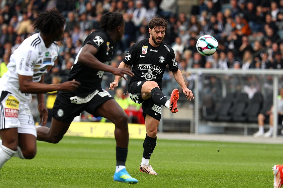 Sturm Graz - Hartberg
Oesterreichische Fussball Bundesliga, 26. Runde, SK Sturm Graz - TSV Hartberg, Stadion Graz-Liebenau, 12.04.2026. 

Foto zeigt Otar Kiteishvili (Sturm)

