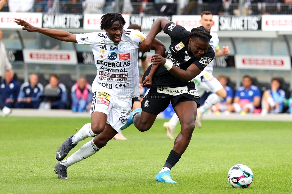 Sturm Graz - Hartberg
Oesterreichische Fussball Bundesliga, 26. Runde, SK Sturm Graz - TSV Hartberg, Stadion Graz-Liebenau, 12.04.2026. 

Foto zeigt Seedy Jatta (Sturm)
