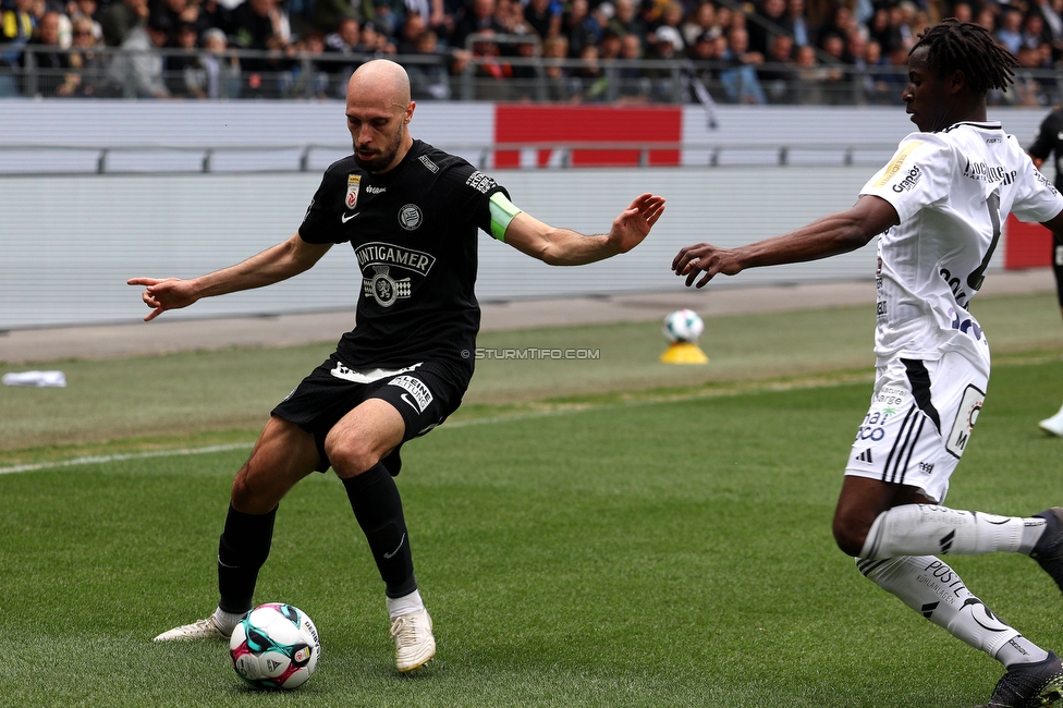 Sturm Graz - Hartberg
Oesterreichische Fussball Bundesliga, 26. Runde, SK Sturm Graz - TSV Hartberg, Stadion Graz-Liebenau, 12.04.2026. 

Foto zeigt Jon Gorenc-Stankovic (Sturm)
