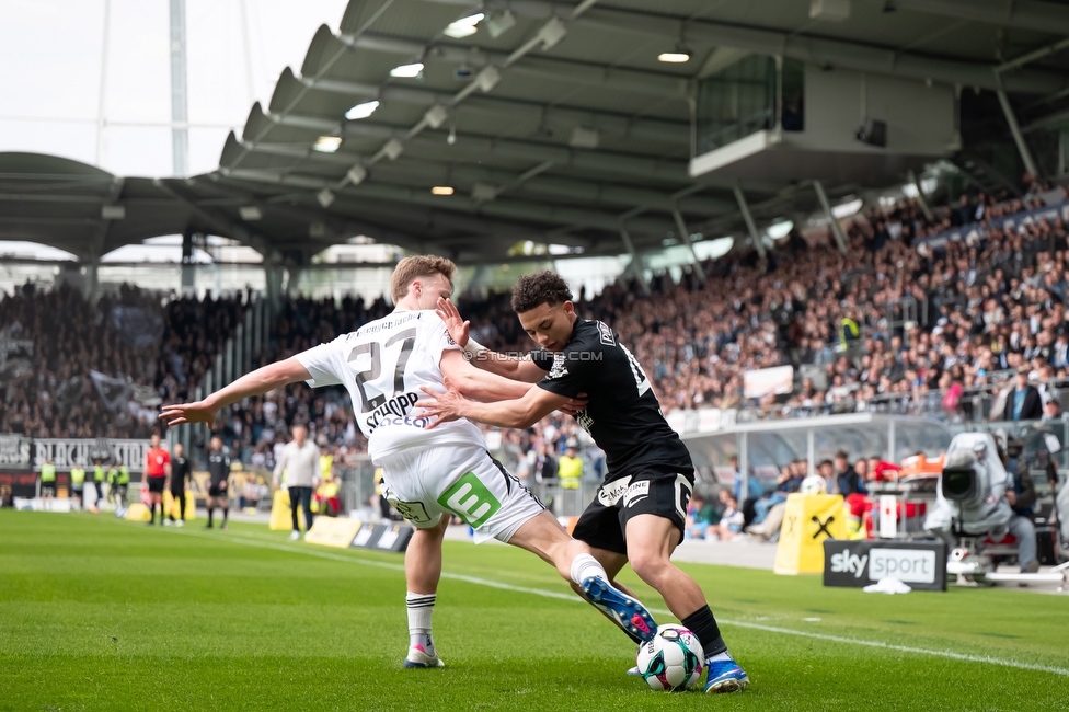 Sturm Graz - Hartberg
Oesterreichische Fussball Bundesliga, 26. Runde, SK Sturm Graz - TSV Hartberg, Stadion Graz-Liebenau, 12.04.2026. 

Foto zeigt Jacob Peter Hoedl (Sturm)
