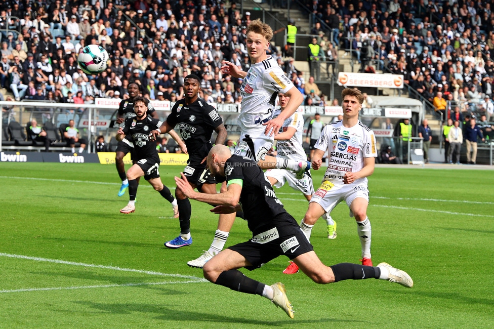 Sturm Graz - Hartberg
Oesterreichische Fussball Bundesliga, 26. Runde, SK Sturm Graz - TSV Hartberg, Stadion Graz-Liebenau, 12.04.2026. Foto zeigt Jon Gorenc-Stankovic (Sturm)
