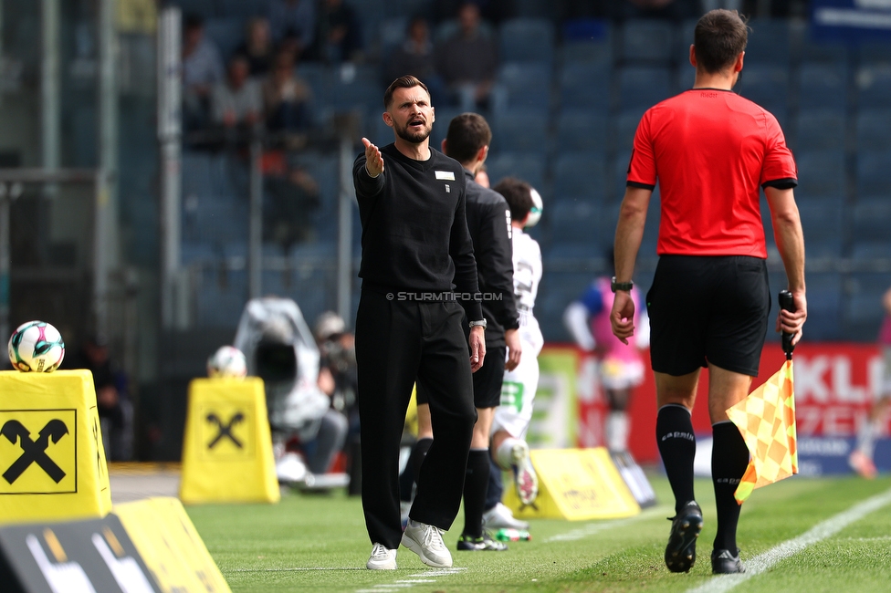 Sturm Graz - Hartberg
Oesterreichische Fussball Bundesliga, 26. Runde, SK Sturm Graz - TSV Hartberg, Stadion Graz-Liebenau, 12.04.2026. Foto zeigt Fabio Ingolitsch (Cheftrainer Sturm)
