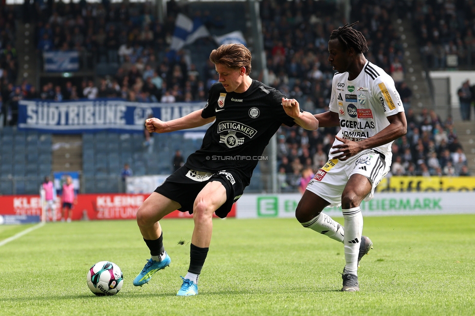 Sturm Graz - Hartberg
Oesterreichische Fussball Bundesliga, 26. Runde, SK Sturm Graz - TSV Hartberg, Stadion Graz-Liebenau, 12.04.2026. Foto zeigt Luca Weinhandl (Sturm)
