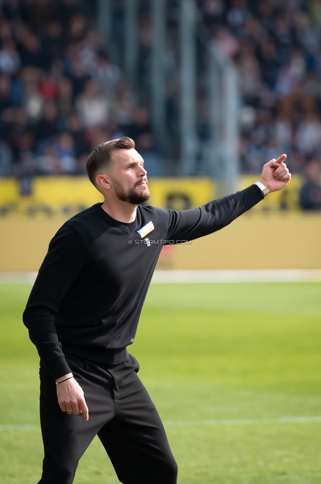 Sturm Graz - Hartberg
Oesterreichische Fussball Bundesliga, 26. Runde, SK Sturm Graz - TSV Hartberg, Stadion Graz-Liebenau, 12.04.2026. Foto zeigt Fabio Ingolitsch (Cheftrainer Sturm)
