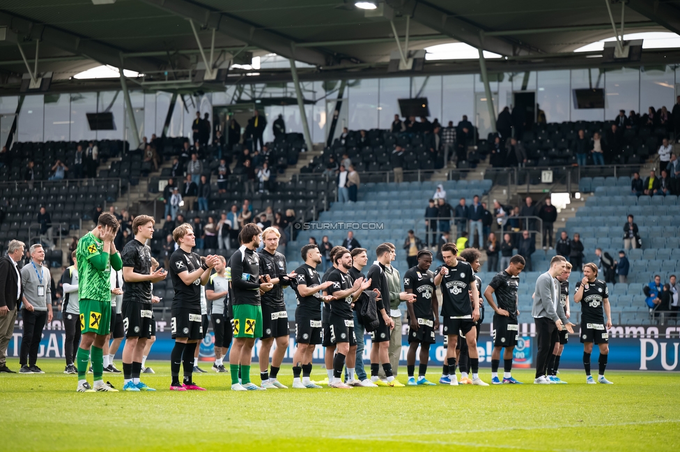 Sturm Graz - Hartberg
Oesterreichische Fussball Bundesliga, 26. Runde, SK Sturm Graz - TSV Hartberg, Stadion Graz-Liebenau, 12.04.2026. Foto zeigt die Mannschaft von Sturm
