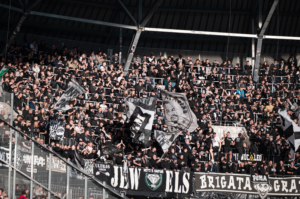 LASK - Sturm Graz
Oesterreichische Fussball Bundesliga, 27. Runde, LASK - SK Sturm Graz, Arena Linz, 19.04.2026.

Foto zeigt Fans von Sturm
Schlüsselwörter: jewels