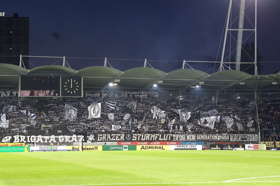 Sturm Graz - LASK
Oesterreichische Fussball Bundesliga, 28. Runde, SK Sturm Graz - LASK, Stadion Graz-Liebenau, 22.04.2026. 

Foto zeigt Fans von Sturm mit einer Choreografie
Schlüsselwörter: schals