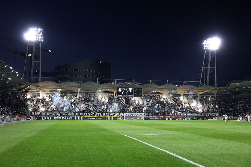 Sturm Graz - LASK
Oesterreichische Fussball Bundesliga, 28. Runde, SK Sturm Graz - LASK, Stadion Graz-Liebenau, 22.04.2026. 

Foto zeigt Fans von Sturm mit Pyrotechnik
