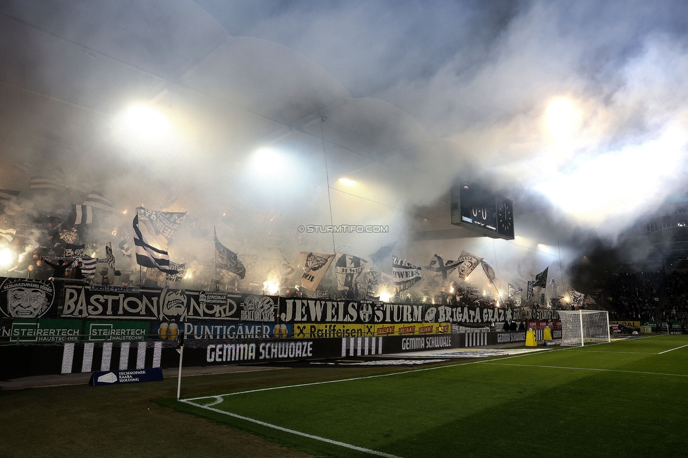 Sturm Graz - LASK
Oesterreichische Fussball Bundesliga, 28. Runde, SK Sturm Graz - LASK, Stadion Graz-Liebenau, 22.04.2026. 

Foto zeigt Fans von Sturm mit Pyrotechnik
