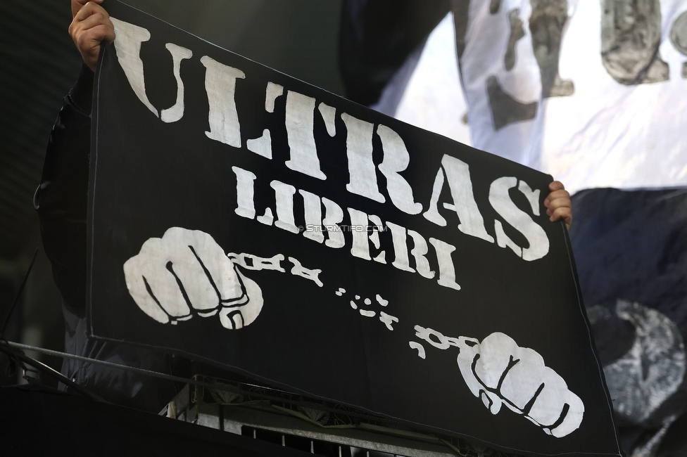 Sturm Graz - LASK
Oesterreichische Fussball Bundesliga, 28. Runde, SK Sturm Graz - LASK, Stadion Graz-Liebenau, 22.04.2026. 

Foto zeigt Fans von Sturm
Schlüsselwörter: jewels