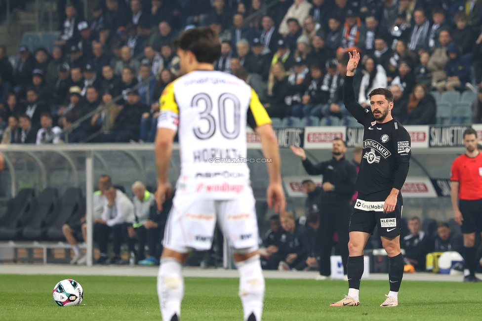 Sturm Graz - LASK
Oesterreichische Fussball Bundesliga, 28. Runde, SK Sturm Graz - LASK, Stadion Graz-Liebenau, 22.04.2026. 

Foto zeigt Otar Kiteishvili (Sturm)
