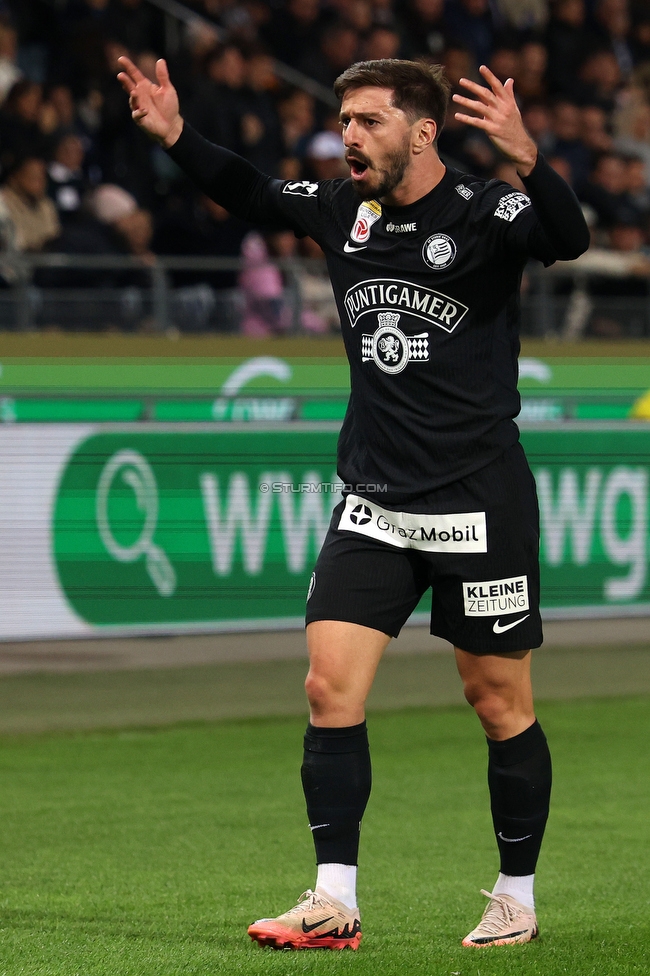 Sturm Graz - LASK
Oesterreichische Fussball Bundesliga, 28. Runde, SK Sturm Graz - LASK, Stadion Graz-Liebenau, 22.04.2026. 

Foto zeigt Otar Kiteishvili (Sturm)
