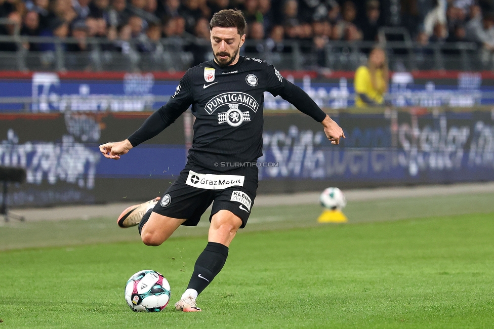 Sturm Graz - LASK
Oesterreichische Fussball Bundesliga, 28. Runde, SK Sturm Graz - LASK, Stadion Graz-Liebenau, 22.04.2026. 

Foto zeigt Otar Kiteishvili (Sturm)
