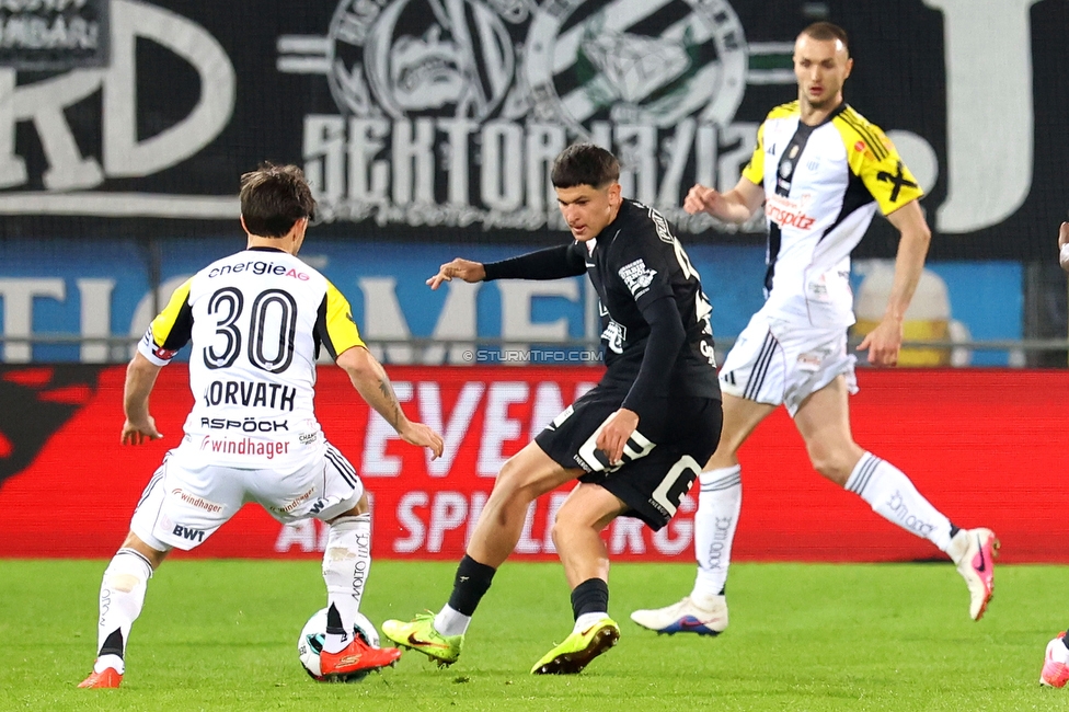 Sturm Graz - LASK
Oesterreichische Fussball Bundesliga, 28. Runde, SK Sturm Graz - LASK, Stadion Graz-Liebenau, 22.04.2026. 

Foto zeigt Arjan Malic (Sturm)
