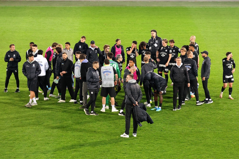 Sturm Graz - LASK
Oesterreichische Fussball Bundesliga, 28. Runde, SK Sturm Graz - LASK, Stadion Graz-Liebenau, 22.04.2026. 

Foto zeigt die Mannschaft von Sturm
