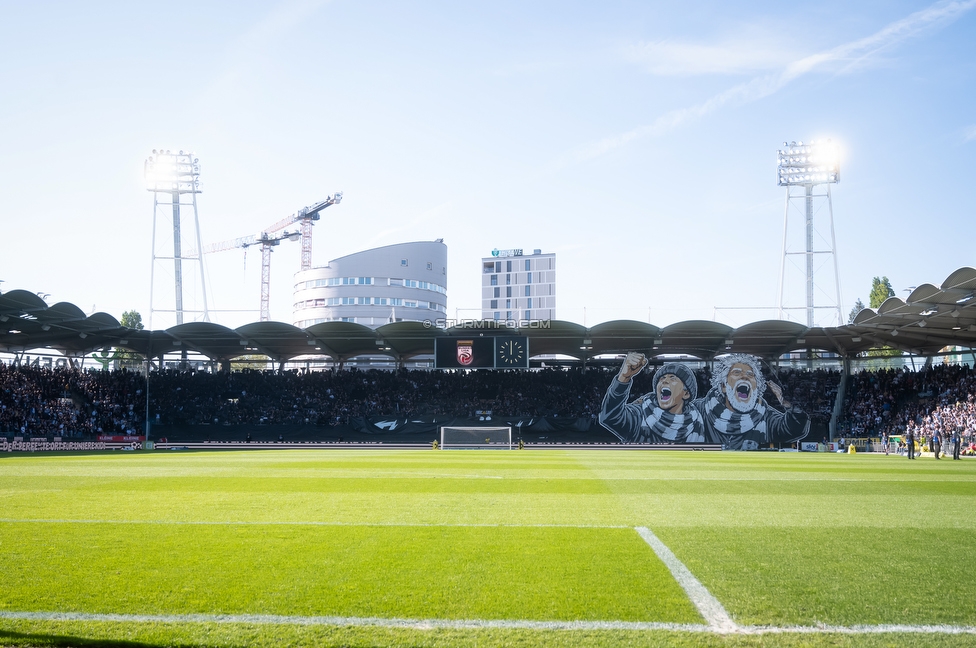 Sturm Graz - Austria Wien
Oesterreichische Fussball Bundesliga, 29. Runde, SK Sturm Graz - FK Austria Wien, Stadion Graz-Liebenau, 26.04.2026. Foto zeigt Fans von Sturm mit einer Choreografie
Schlüsselwörter: brigata