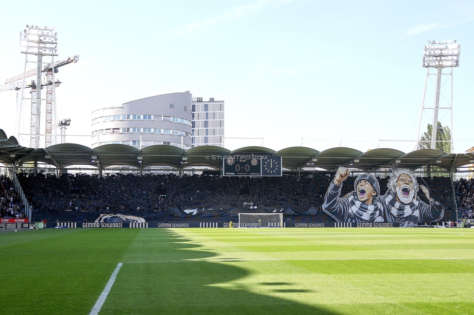 Sturm Graz - Austria Wien
Oesterreichische Fussball Bundesliga, 29. Runde, SK Sturm Graz - FK Austria Wien, Stadion Graz-Liebenau, 26.04.2026. Foto zeigt Fans von Sturm mit einer Choreografie
