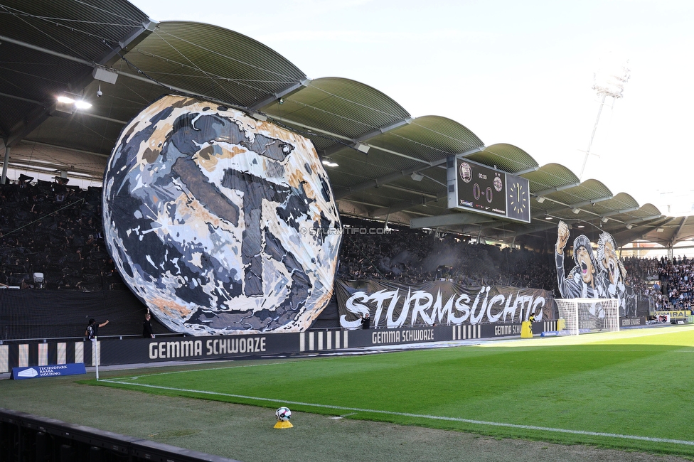 Sturm Graz - Austria Wien
Oesterreichische Fussball Bundesliga, 29. Runde, SK Sturm Graz - FK Austria Wien, Stadion Graz-Liebenau, 26.04.2026. Foto zeigt Fans von Sturm mit einer Choreografie
Schlüsselwörter: brigata