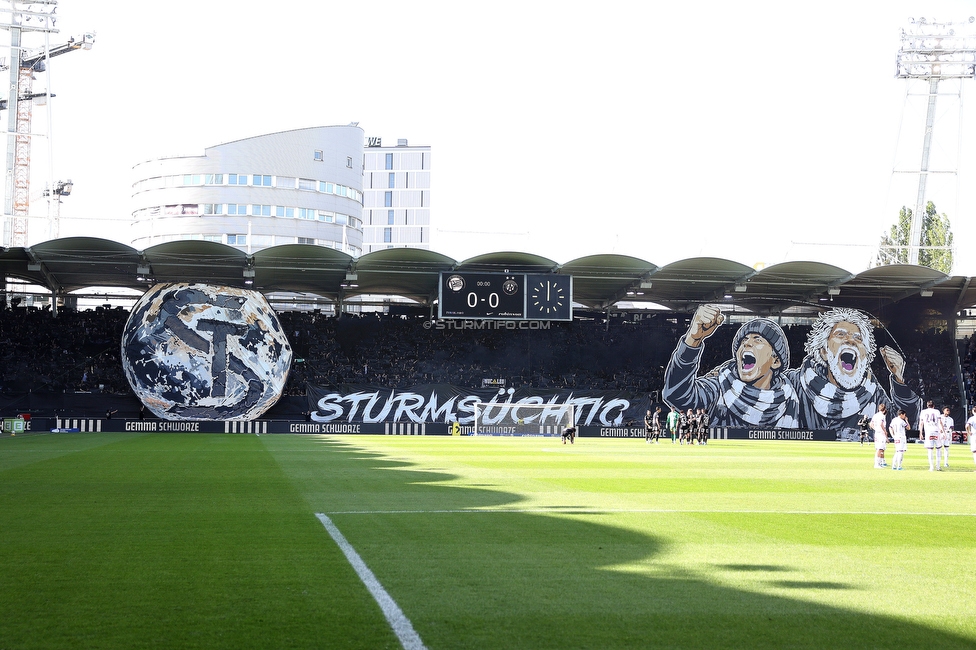 Sturm Graz - Austria Wien
Oesterreichische Fussball Bundesliga, 29. Runde, SK Sturm Graz - FK Austria Wien, Stadion Graz-Liebenau, 26.04.2026. Foto zeigt Fans von Sturm mit einer Choreografie
