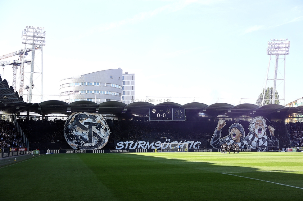 Sturm Graz - Austria Wien
Oesterreichische Fussball Bundesliga, 29. Runde, SK Sturm Graz - FK Austria Wien, Stadion Graz-Liebenau, 26.04.2026. Foto zeigt Fans von Sturm mit einer Choreografie

