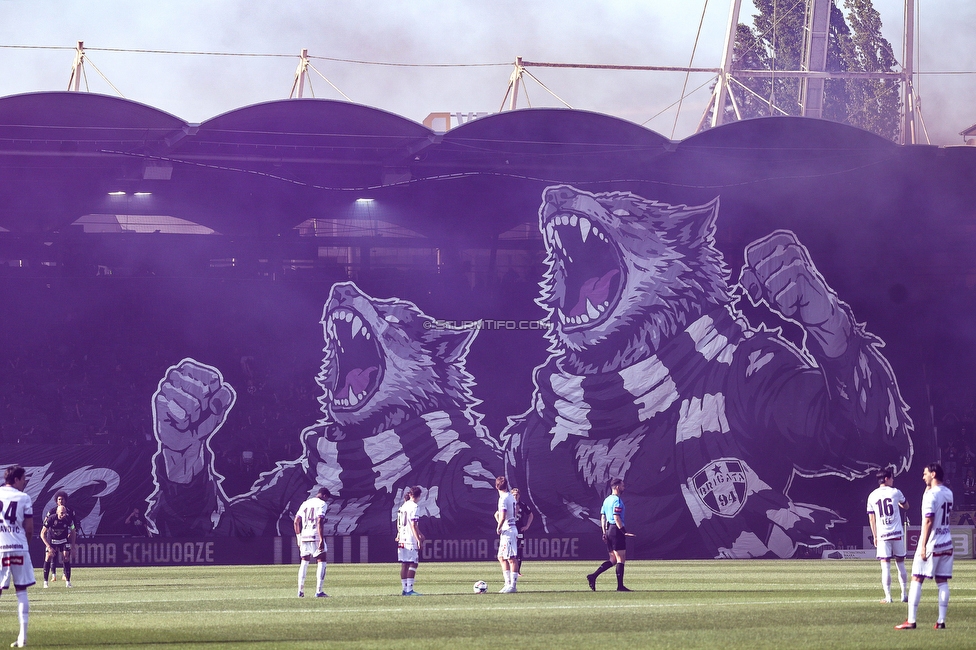 Sturm Graz - Austria Wien
Oesterreichische Fussball Bundesliga, 29. Runde, SK Sturm Graz - FK Austria Wien, Stadion Graz-Liebenau, 26.04.2026. Foto zeigt Fans von Sturm mit einer Choreografie
