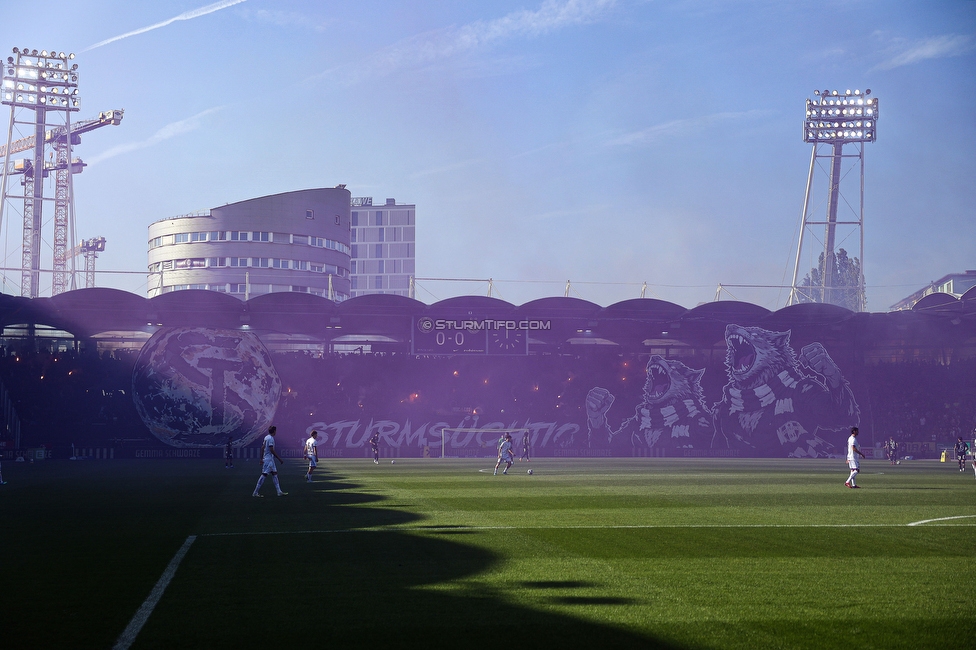 Sturm Graz - Austria Wien
Oesterreichische Fussball Bundesliga, 29. Runde, SK Sturm Graz - FK Austria Wien, Stadion Graz-Liebenau, 26.04.2026. Foto zeigt Fans von Sturm mit einer Choreografie
