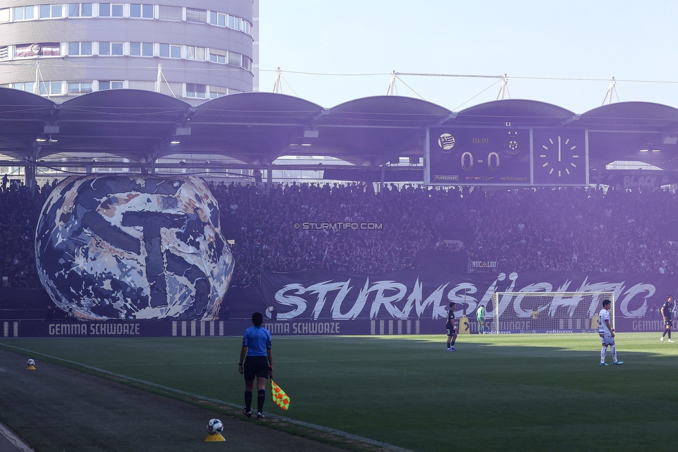 Sturm Graz - Austria Wien
Oesterreichische Fussball Bundesliga, 29. Runde, SK Sturm Graz - FK Austria Wien, Stadion Graz-Liebenau, 26.04.2026. Foto zeigt Fans von Sturm mit einer Choreografie
