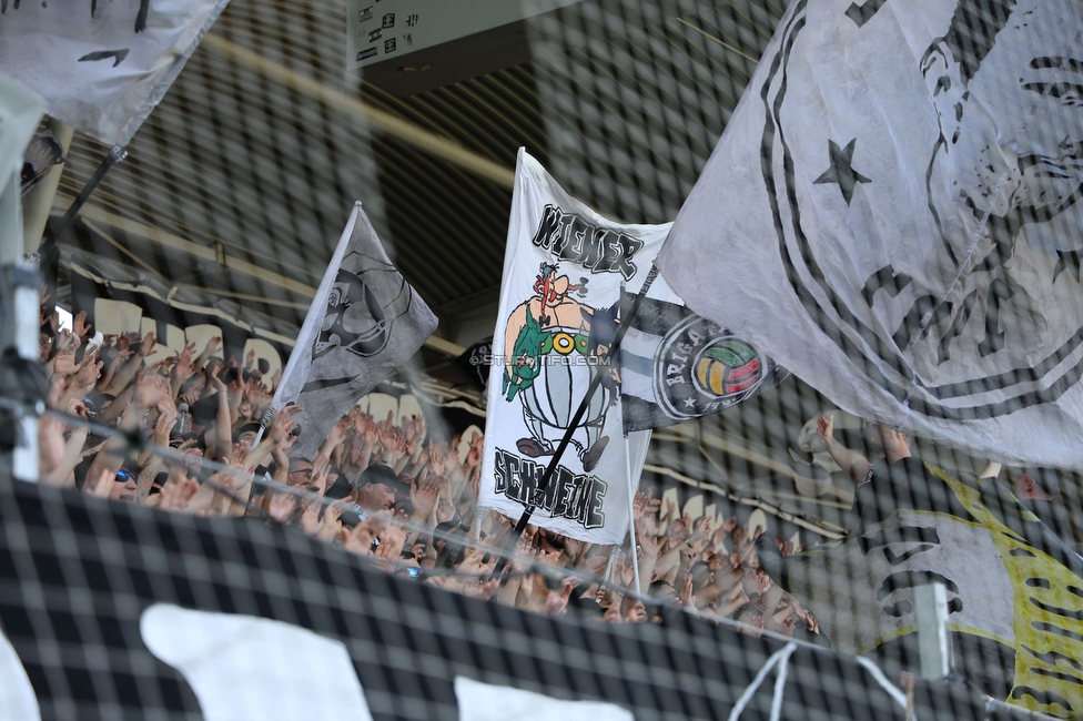 Sturm Graz - Austria Wien
Oesterreichische Fussball Bundesliga, 29. Runde, SK Sturm Graz - FK Austria Wien, Stadion Graz-Liebenau, 26.04.2026. 

Foto zeigt Fans von Sturm
Schlüsselwörter: brigata
