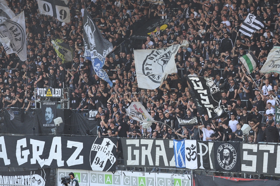 Sturm Graz - Austria Wien
Oesterreichische Fussball Bundesliga, 29. Runde, SK Sturm Graz - FK Austria Wien, Stadion Graz-Liebenau, 26.04.2026. 

Foto zeigt Fans von Sturm
Schlüsselwörter: pisa