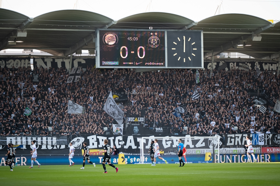 Sturm Graz - Austria Wien
Oesterreichische Fussball Bundesliga, 29. Runde, SK Sturm Graz - FK Austria Wien, Stadion Graz-Liebenau, 26.04.2026. 

Foto zeigt Fans von Sturm

