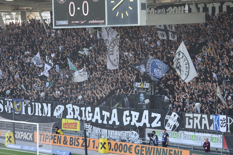 Sturm Graz - Austria Wien
Oesterreichische Fussball Bundesliga, 29. Runde, SK Sturm Graz - FK Austria Wien, Stadion Graz-Liebenau, 26.04.2026. 

Foto zeigt Fans von Sturm
