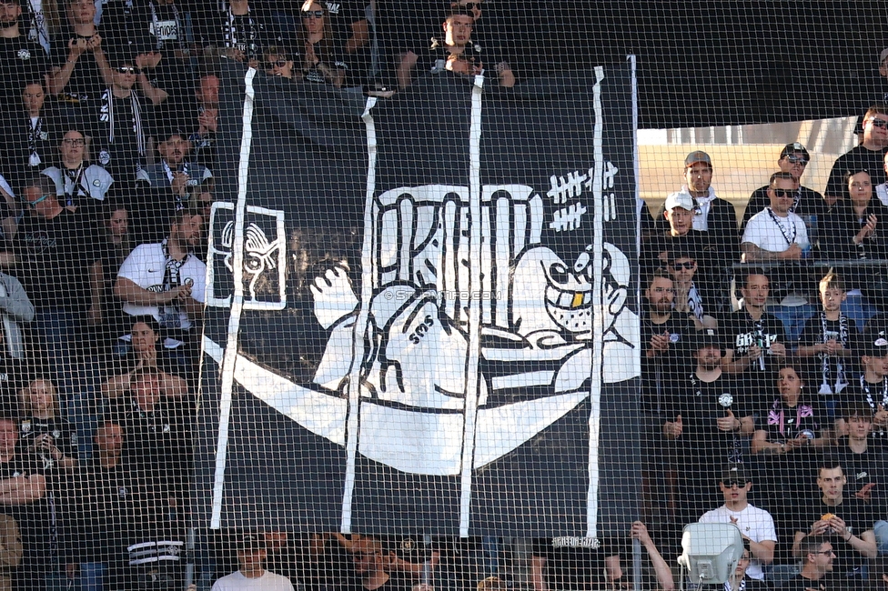 Sturm Graz - Austria Wien
Oesterreichische Fussball Bundesliga, 29. Runde, SK Sturm Graz - FK Austria Wien, Stadion Graz-Liebenau, 26.04.2026. Foto zeigt Fans von Sturm mit einer Choreografie
Schlüsselwörter: bastion jewels repression